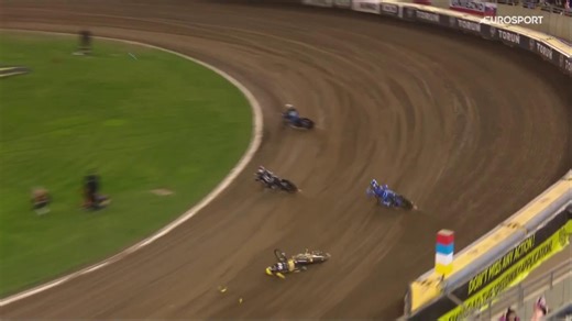 SGP Toruń. Upadek Woźniaka w 14. biegu GP Polski