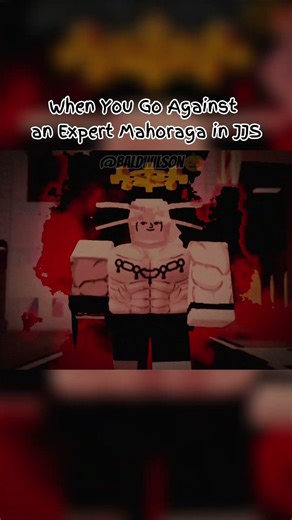 When you go against an expert mahoraga in jjs belike💀: #roblox #jjs #shorts