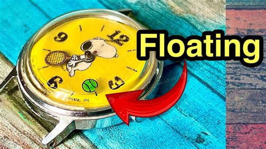 From hopeless to stunning - restoring a rare 1960s vintage Snoopy watch