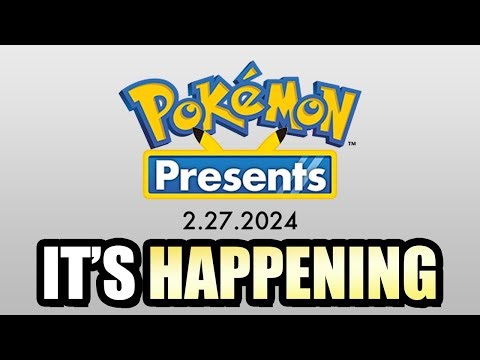 It's happening. The Pokémon Presents has been announced...