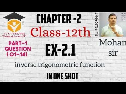 inverse trigonometry class 12th NCERT
