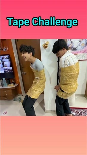 bhaiyon ki tape challenge 😂 sourav joshi vlogs