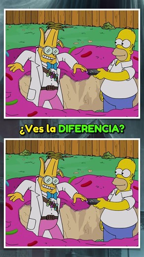 🍩 ENCUENTRA la DIFERENCIA - ¡Nivel EXPERTO! - Los Simpson 🎷 - 38 - #shorts