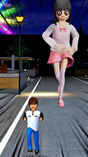 Mio Turns into an Anomaly Ghost and Chases Yuta 😱 #sakuraschoolsimulator #idsakuraschoolsimulator