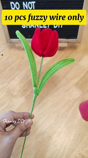 Fuzzy Wire Tulip Tutorial: Create Beautiful Flowers