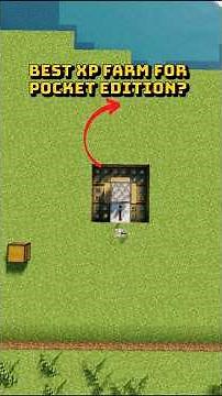 How To Make Best XP Farm For Pocket And Bedrock Minecraft
