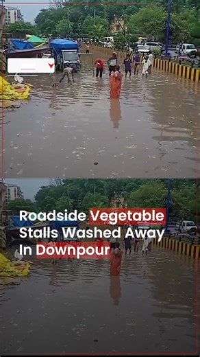 A sudden spell of heavy rain in Indore led to severe waterlogging across several parts of the city. The downpour hit local markets hard, washing away vegetables and damaging roadside stalls. #HeavyRain #Indore #waterlogging #ABPLive | ABP Live