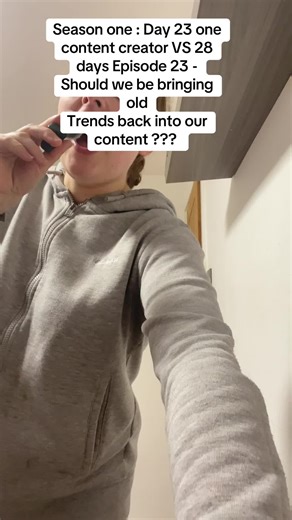 #creatorsearchinsights Season one episode 23 one content creator vs 28 days - should we be brining old trends back into our content??? #day23 #newserises