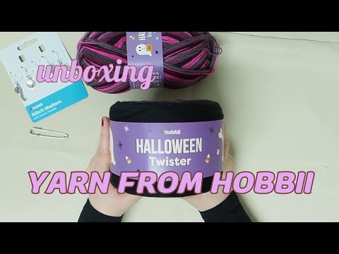 UnBoxing a Yarn Order and Crafting with Stitch Markers