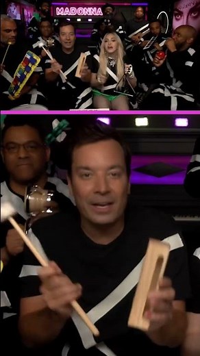 Classroom Instruments: #Madonna, Jimmy & The Roots perform “Music” 🎶 #shorts