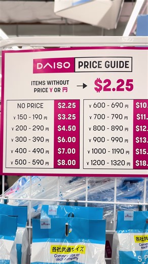 DAISO PRICE GUIDE#daiso | daiso