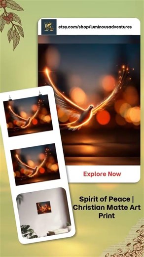 Spirit of Peace | Christian Matte Art Print