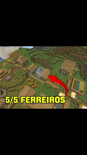 melhor seed para minecraft bedrock #minecraft #minecraftshorts #seeds