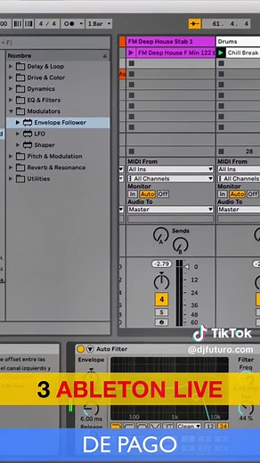 5 Programas Recomendados para DJs Productores Gratuitos: - Virtual DJ (mejor software DJ gratis). - Audacity (interesante para hacer pequeñas ediciones en los tracks, de forma gratuita). De Pago: - Ableton Live (el DAW con mejor crítica actualmente, se utiliza mucho para la Producción musical a nivel profesional). - Logic Pro (este es nuestro DAW preferido, pero es de pago y solo es para Mac). - FL Studio (un DAW con mucha popularidad, especialmente en usuarios de Windows). Puedes descargar la m