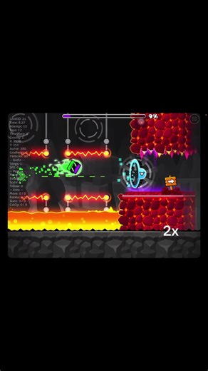 Challenge to Beat Finger Dash in Geometry Dash