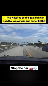 They watched as the gold minivan sped by, weaving in and out of traffic. 🚗💨🚓💨 | Cops Moment