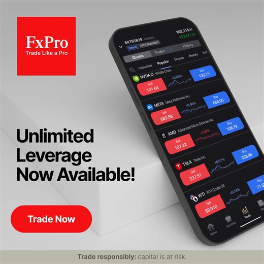  New at FxPro: Unlimited leverage. Get unrestricted trading power and maximize your trading potential! | FxPro | Facebook