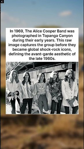 1969: The Alice Cooper Band in Topanga Canyon Before Becoming Shock-Rock Legends