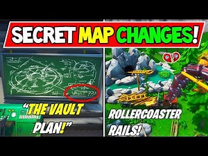 *NEW* FORTNITE SECRET MAP CHANGES V8.50 "THE VAULT!" + "SECRET BUNKERS!" Season 8 Storyline / Events