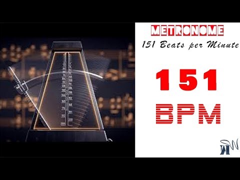 151 BPM Virtual Metronome (151 Beats per Minute)