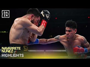 EMANUEL NAVARRETE VS 'SUGAR' NUNEZ | HIGHLIGHTS