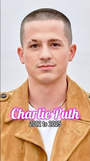 Charlie Puth evolution from 2012 to 2025
