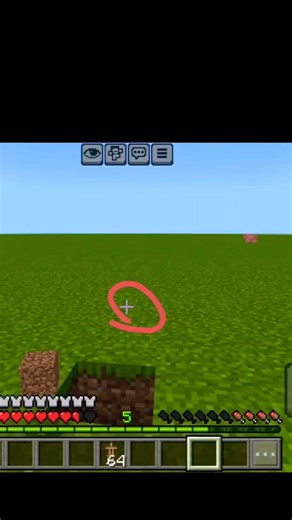 😱How to get a crosshair in Minecraft Pocket Edition in Minecraft😱
