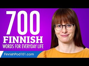 700 Finnish Words for Everyday Life - Basic Vocabulary #35