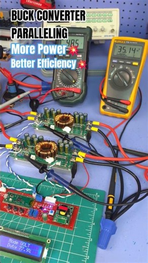 HIGH POWER DC to DC BUCK Converter PARALLELING💰 #shorts #power #dctodc