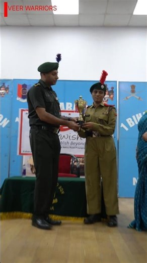 AWARD CEREMONY NCC CAMP #ncc #army #motivation #bsf #india #crpf #love #viral #ytshorts #awards #nss