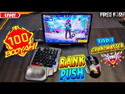 SANU FF is live 🔴Top 1 Grandmaster Keyboard And Mouse ⌨️🖱Gameplay || #ffshortlive #fflive #shortlive