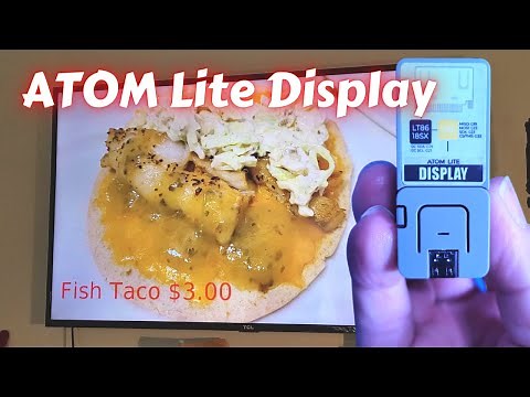 M5Stack ATOM Lite Display Getting Started