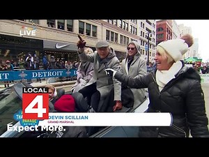Longtime WDIV anchor Devin Scillian grand marshals America's Thanksgiving Parade
