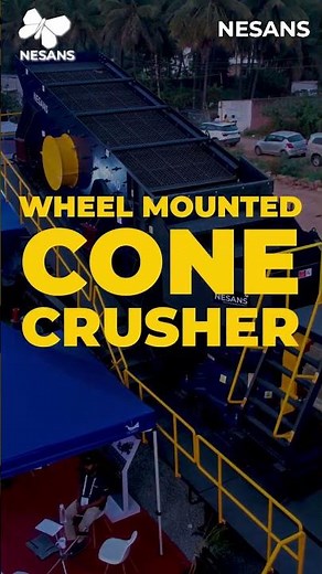 Nesans Mobile Cone Crusher — Wheeled Plant