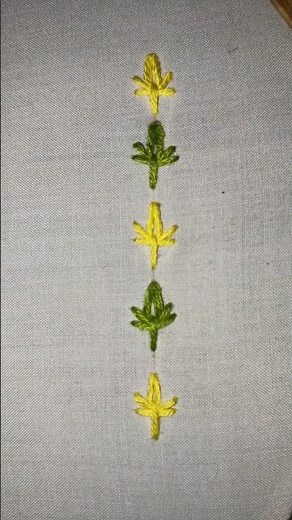 Fly Stitch Magic 🌿 Simple & Elegant