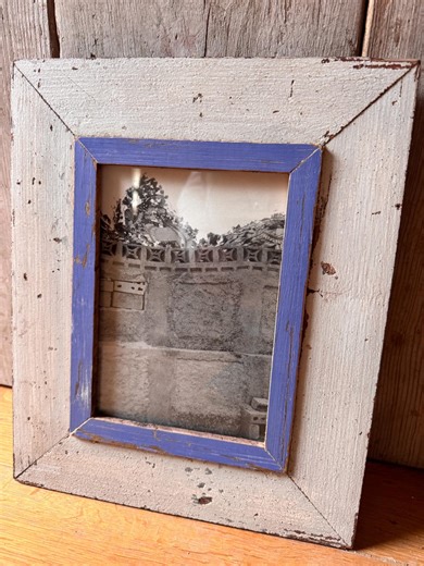 Rustic Vintage Barnwood Picture Frame – Recycled Wood – Cozy Farmhouse Decor 34 X 28cm - Etsy