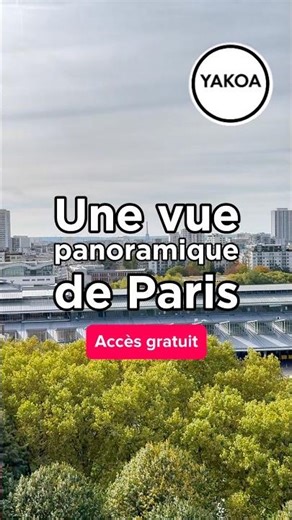 Vue panoramique de Paris : Le belvédère de la Philharmonie de Paris