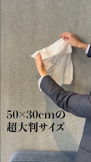 超大判厚手高級紙おしぼりNUNOPO