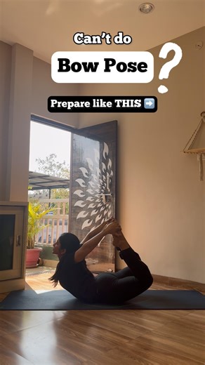 Can’t Do Dhanurasana? Try This First 🏹