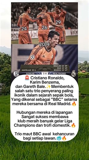 Trio BBC adalah maut bagi setiap lawan nya #football #trending #cr7 #benzema #bale #realmadrid