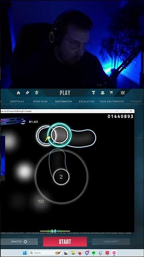 pov: you come across a tough osu map #streamer #gamer #nitroxhq #livestream #osu #osugame