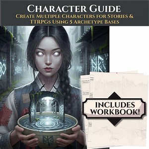 Fantasy Character Guide and Workbook – Create Multiple Characters for Stories & Ttrpgs Using 5 Archetype Bases (PDF) - Etsy