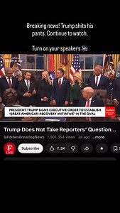 Trump sharts his pants during press conference. 🤣😂 #ice #maga #trump | Vincent Go