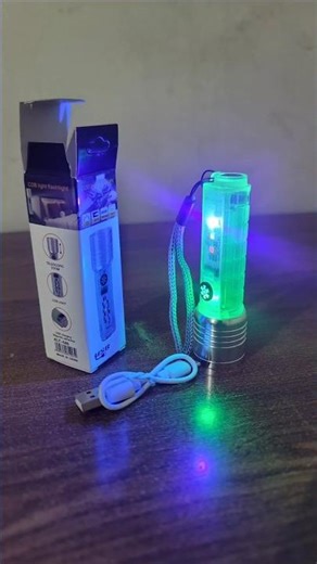 Multifunctional Rechargeable Mini Flashlight | COB Light #viral #unboxing