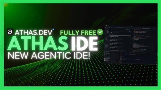 Athas IDE：全新Agentic编辑器，比风帆还快！免费开源！