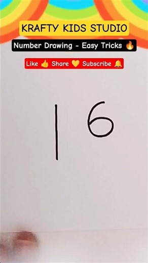 Frog 🐸 Drawing For Kids | Animal Drawing Step By Step | Number Drawing #shorts #creative #animals