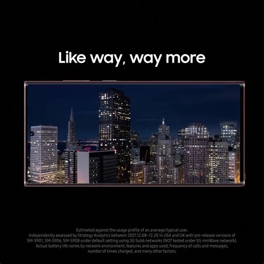 74 reactions | Break the rules of time. The new #GalaxyS22 Ultra with enhanced AI saves you power for when you need it most, and lasts beyond hours in a day. #SamsungUnpacked | Samsung | Facebook