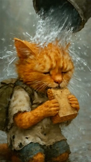 He Smiled in Pain 💔 | The Poor Cat’s Silent Strength