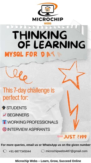 🤔 Thinking of learning SQL for Data Analytics? #microchipwebs #sql #dataanalytics