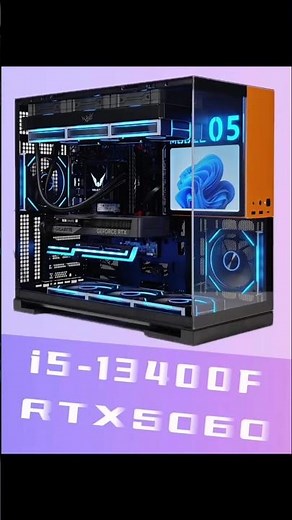 Intel i5-13400F😱 with RTX5060😎 #pcbuild ASMR #shorts #gamingpc